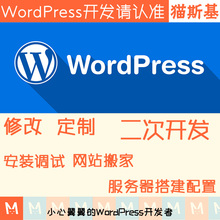 wp主题修改 wordpress主题二次开发 wp模板插件修改开发 猫斯基