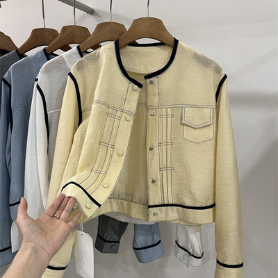 新款韩复古薄款防晒衣外套女上衣