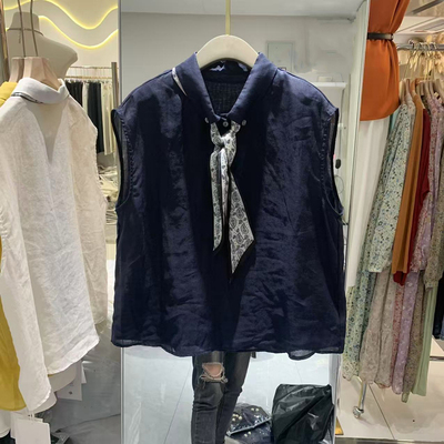 欧货2025夏季新款时尚纯色衬衫女