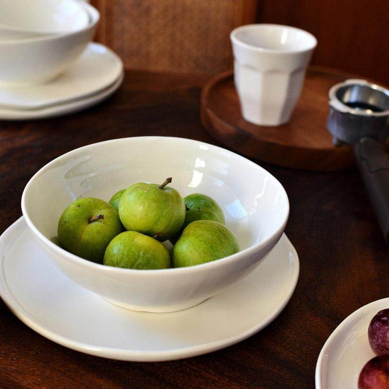 简约素白瓷土原色沙拉碗面碗手捏肌理6.5英寸大饭碗高级感餐具,餐饮具,碗,淘宝优惠券,粉丝福利购,淘宝优惠卷