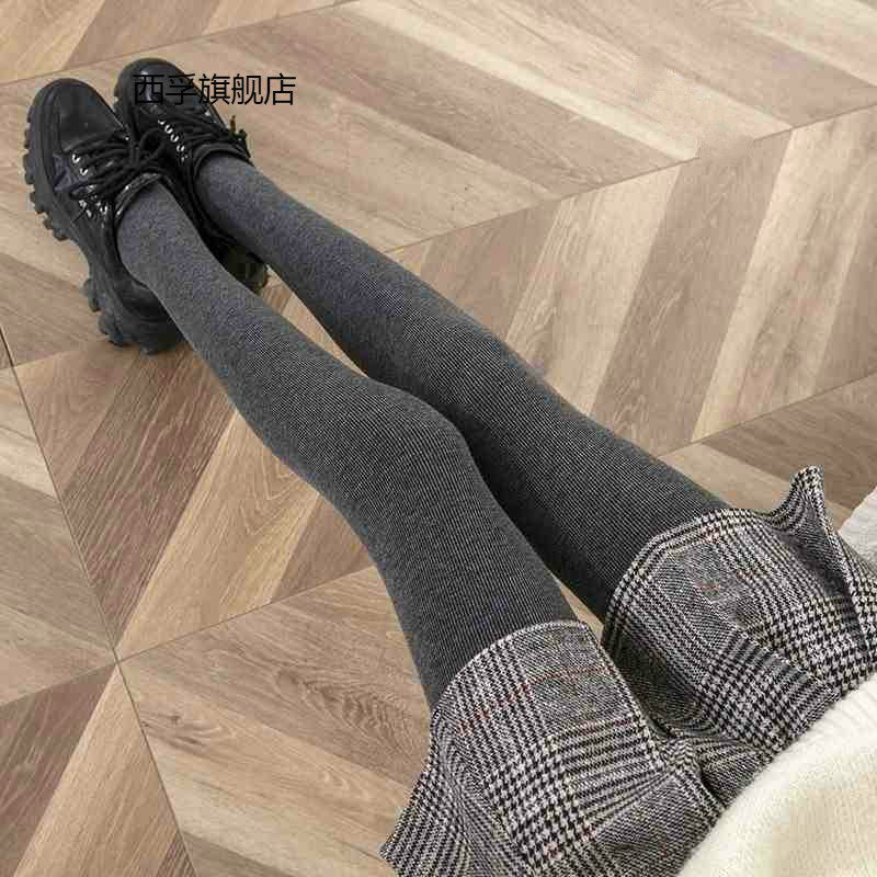 精梳棉任意剪连体裤 连脚踩脚美腿连裤袜修身显瘦外穿打底袜裤女