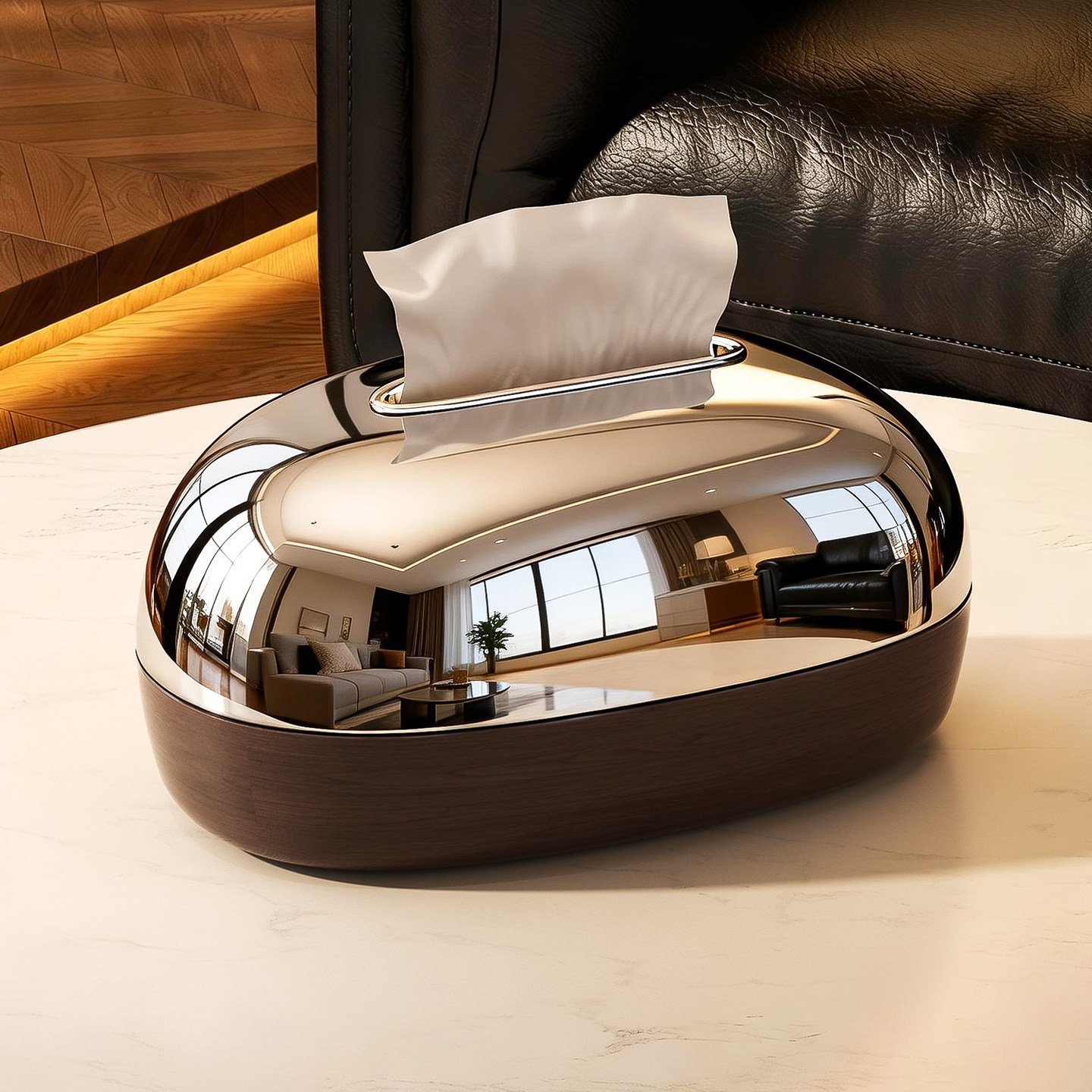 纸巾盒客厅高档桌面弹簧抽纸盒家用茶几床头柜餐巾纸收纳盒高级感,收纳整理,纸巾盒,淘宝优惠券,粉丝福利购,淘宝优惠卷