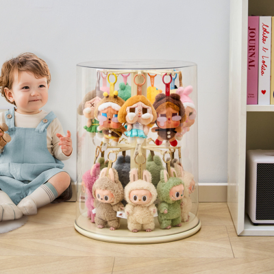 labubu毛绒玩偶公仔展示盒子