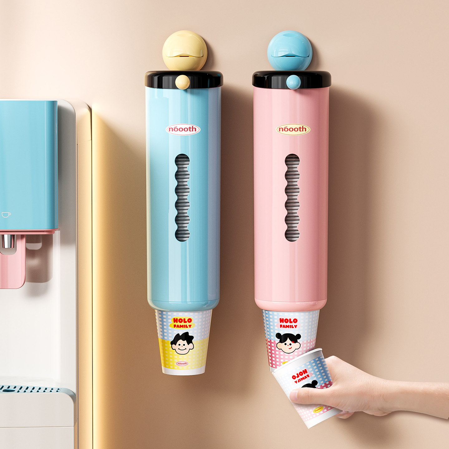 一次性杯子取杯器防尘杯架