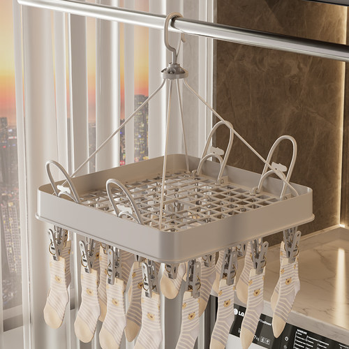 防风锁扣360°旋转晾晒盘