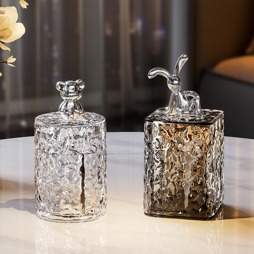 轻奢牙签盒家用创意客厅高级牙签筒新款牙线盒棉签盒牙线棒牙签罐