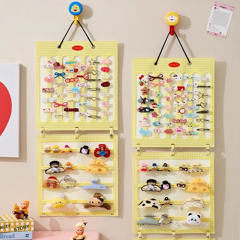 发夹收纳架壁挂墙上首饰展示架儿童头绳发箍发卡发饰挂袋收纳神器,收纳整理,首饰盒,淘宝优惠券,粉丝福利购,淘宝优惠卷