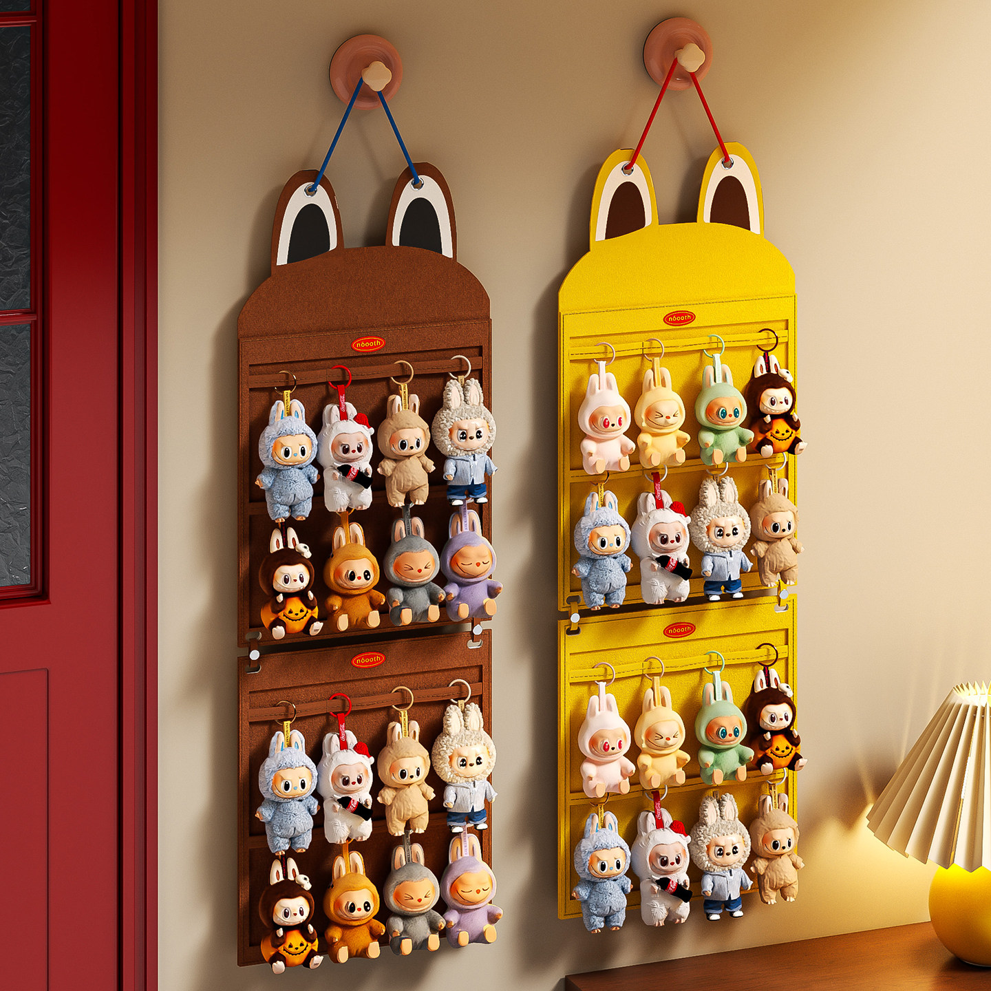 labubu收纳挂袋盲盒收纳展示架手办毛绒玩具拉布布星星人装饰画袋,收纳整理,手办收纳盒,淘宝优惠券,粉丝福利购,淘宝优惠卷