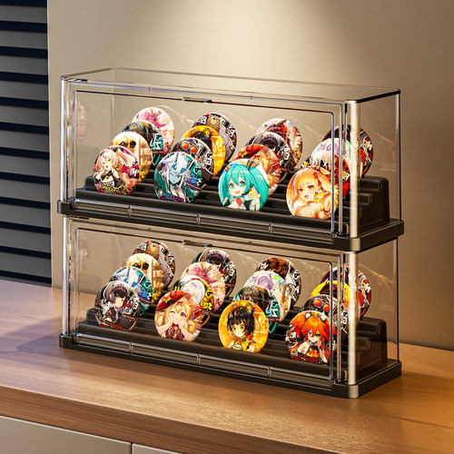 吧唧徽章亚克力展示架桌面高颜值