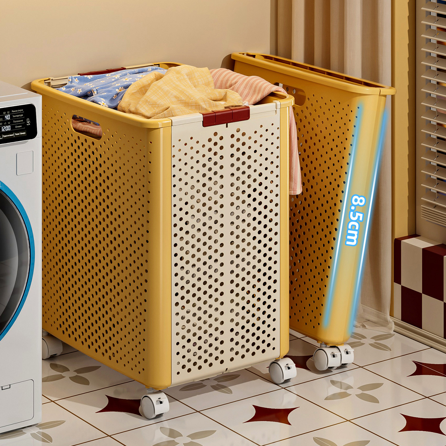 多巴胺脏衣篓家用脏衣篮卫生间收纳篮可折叠浴室放脏衣服收纳筐,收纳整理,脏衣篮,淘宝优惠券,粉丝福利购,淘宝优惠卷