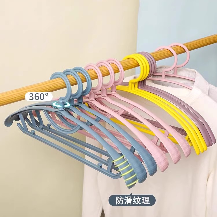 无痕家用防滑挂晒塑料宽肩晾衣服