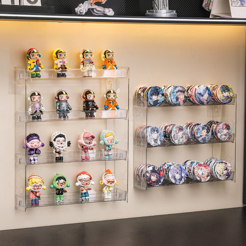 壁挂式手办收纳展示架