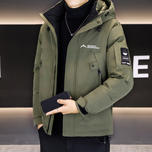 羽绒服男款2025冬季新款潮牌加厚保暖冲锋工装衣连帽冬装男士外套