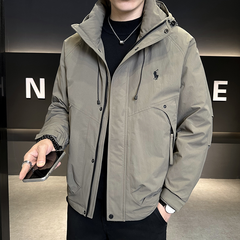 羽绒服男冬季2025年新款防寒服潮