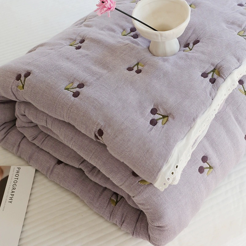 韩式纯棉双层纱布毛巾被大豆纤维被子春秋被冬被芯加厚棉纱面包被,床上用品,化纤被,淘宝优惠券,粉丝福利购,淘宝优惠卷
