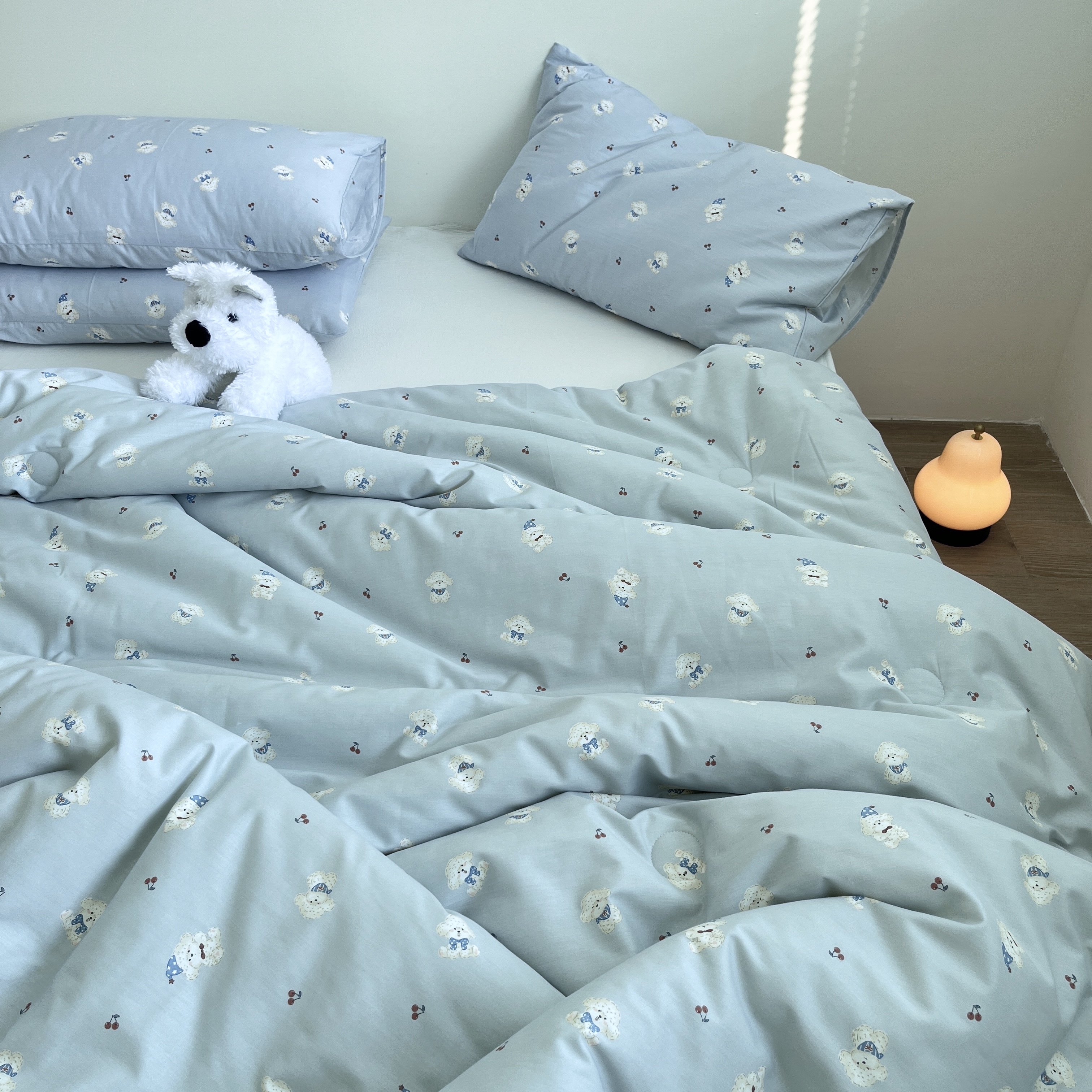 ins小兔子韩系全棉大豆被空调被1.5米夏被可水洗春秋被四季被子芯,床上用品,化纤被,淘宝优惠券,粉丝福利购,淘宝优惠卷