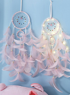 印第安捕梦网吊饰房间挂饰少女心饰品挂件送同学生日礼物补捕梦网