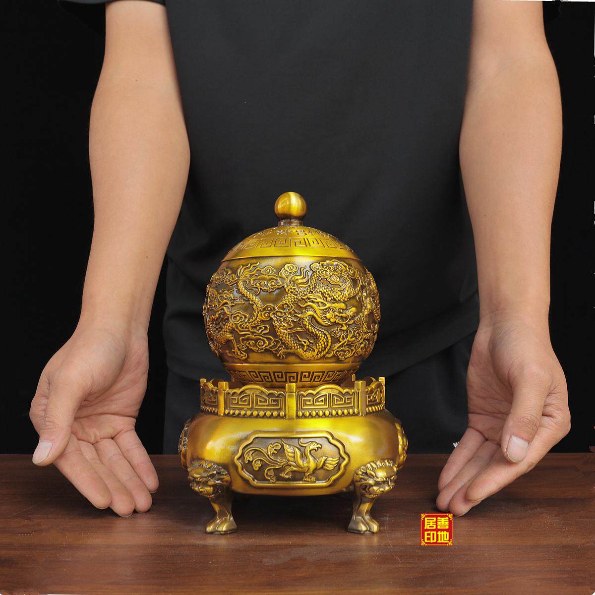 铜时来运转招财纳福中式风水家居