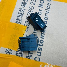 船型开关黑色翘板2脚开关 带UL 250V16A 黑色电源开关 RK1-11