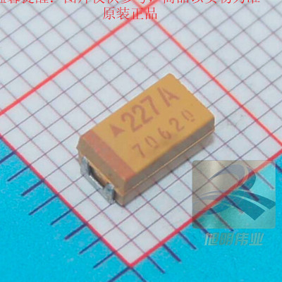 TAJC227K010RNJ钽电容220uF (227) ±10% 10V供应AVX 进口原装C型