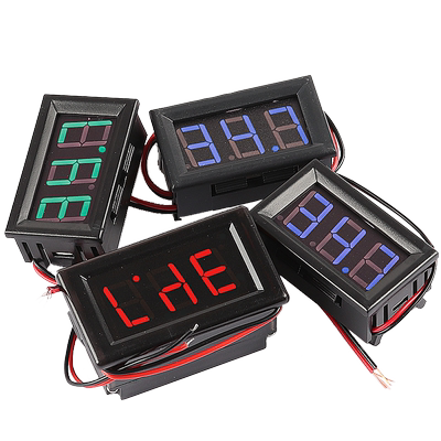 二线直流电压表头 DC4.5V-120V 反接保护0.56寸LED数字显示元器件