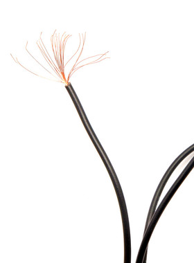 佐田|黑色RV0.5平方线 电源线/多股铜芯线/多芯软铜线 (10米)