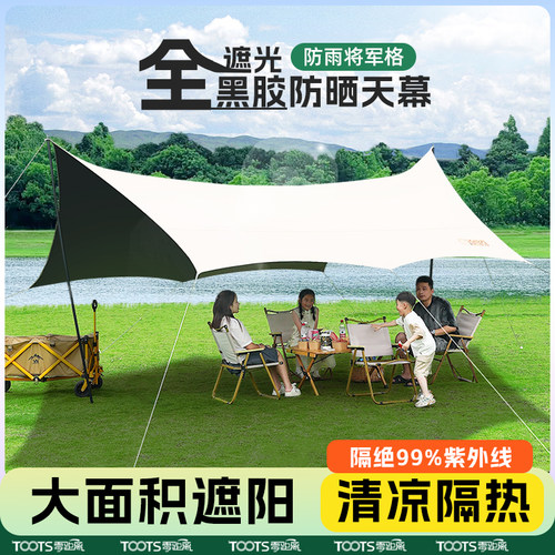 天幕帐篷户外超大蝶形便捷式天幕