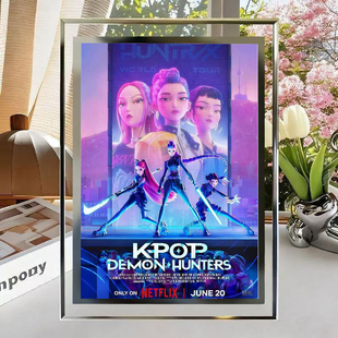 猎魔女团周边学生水晶玻璃相框摆件定制照片生日礼物送男生女生