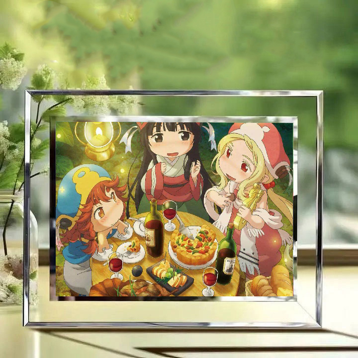 妖精森林的小不点周边学生版水晶玻璃相框定制照片生日礼物送女生