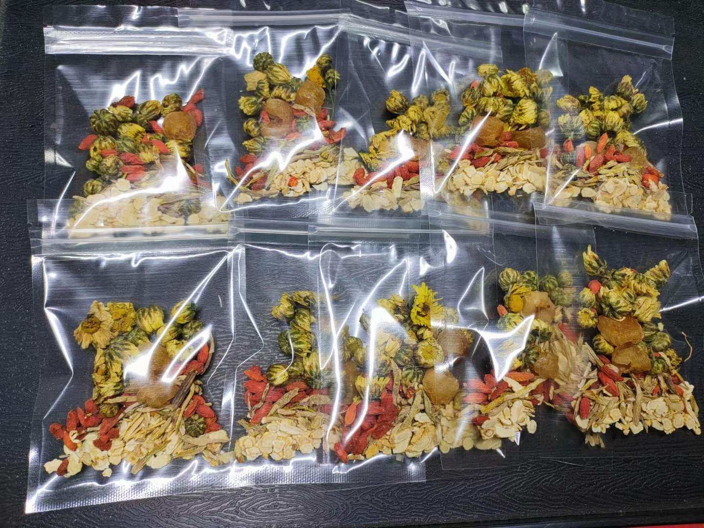 石斛洋参菊花熬夜茶养生茶