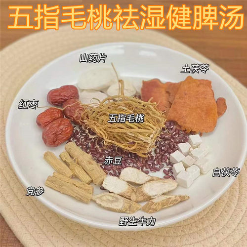 五指毛桃炖汤土茯苓祛湿健脾汤