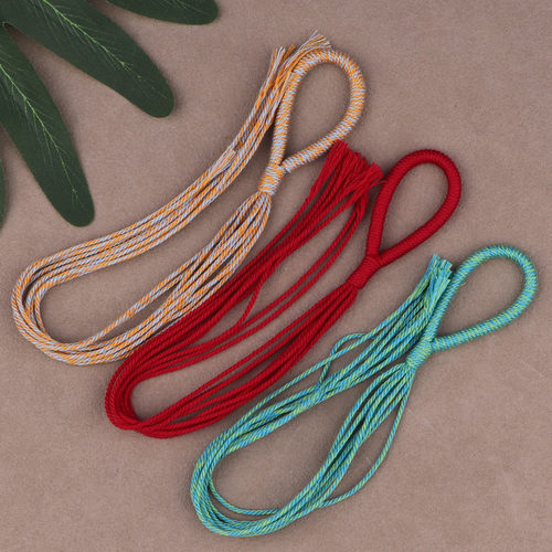 多股挂绳编织绳菩提果壳铃配件