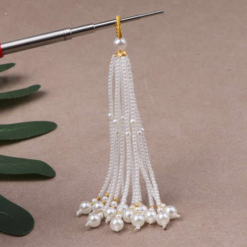 古风串珠手工宋锦珠子流苏挂件