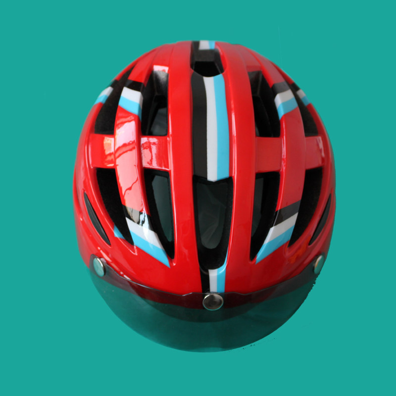 美利达单车骑行头盔 男女通用透气山地公路自行车超轻一体安全帽