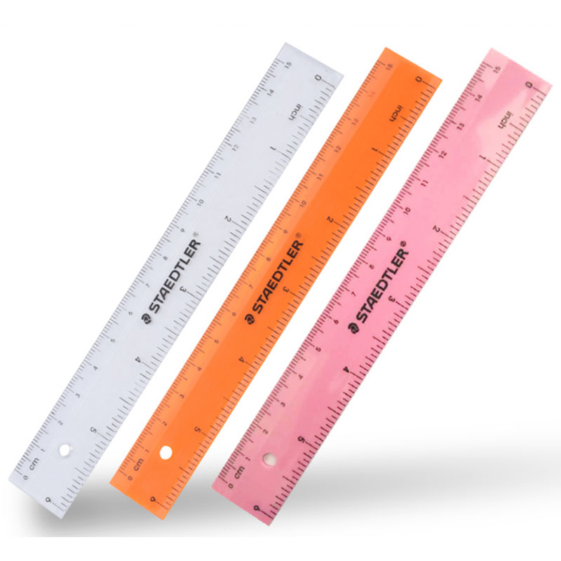 施德楼彩色高透明直尺