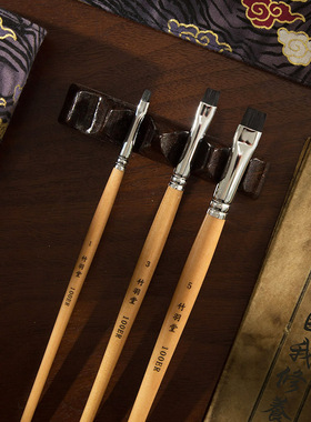 竹羽堂 水彩修改笔平头笔 100ER 精细修改 修正范围可控