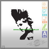 Distillers Brody 蒸馏器乐队主唱 朋克反光汽车贴纸车身贴膜涂鸦