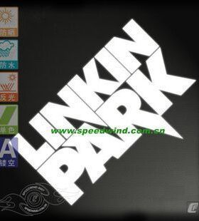 Linkin Park 林肯公园 摇滚 新金属 反光汽车贴纸/CSB0118