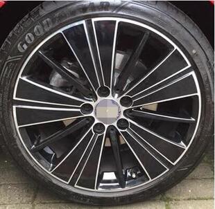 改款奔驰CLA200轮毂贴 CLA级220 专用轮毂碳纤维贴纸改装轮毂车贴