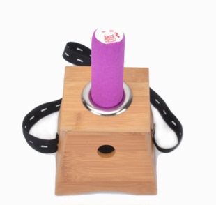 竹制3cm大眼双孔雷火灸艾灸盒2眼薰艾条箱艾灸器具楠竹制随身温灸