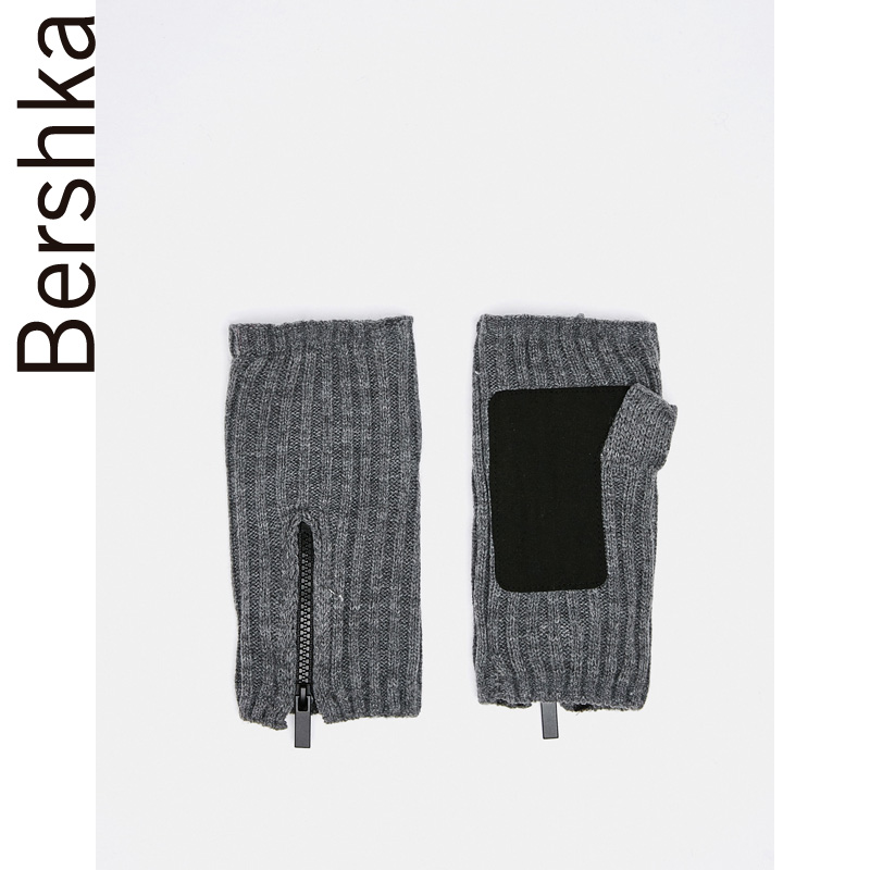 Gants pour homme BERSHKA en de laine - Ref 2782374 Image 1