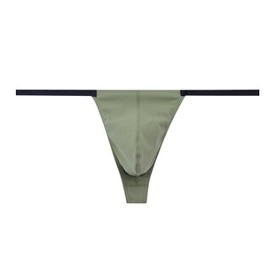 欧美性感细带丁字裤男低腰无痕U凸健身运动跑步单丁内裤男士T裤