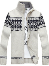 Свитер мужской plus size men cotton
