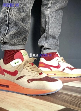 Nike耐克Air Max 1 x Clot陈冠希死亡之吻联名跑鞋DD1870-100-200