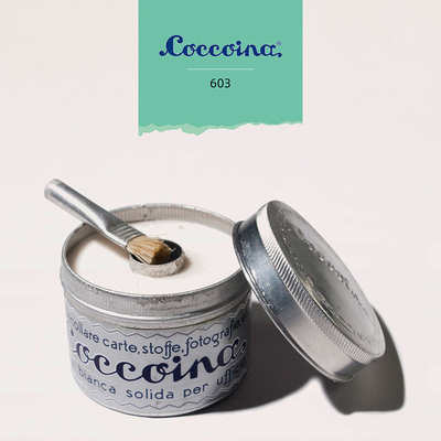 特价意大利Coccoina珂珂依娜杏仁味固体胶手工浆糊办公外盒瑕疵