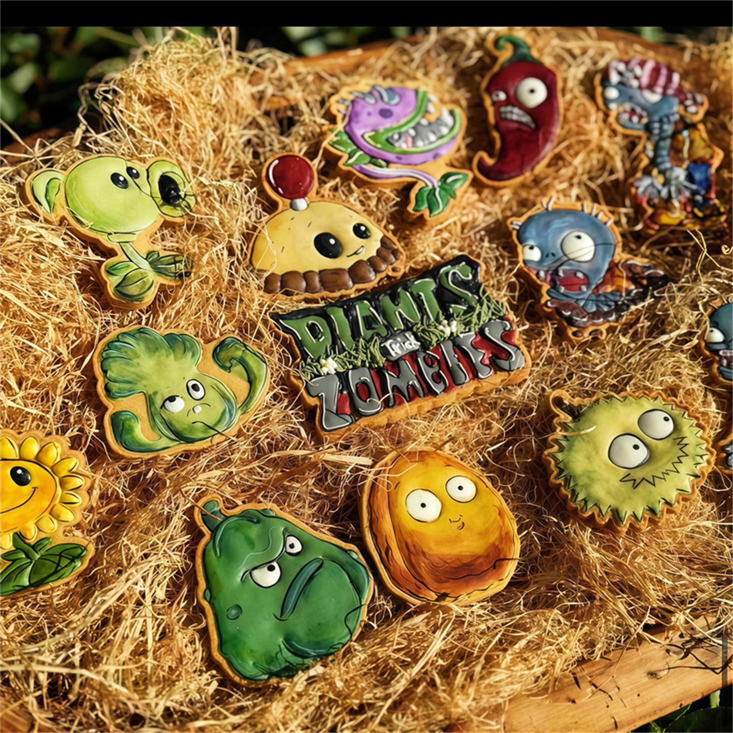 万狗期待老师卡通饼干模具植物大战僵尸家用diy烘焙曲奇印模工具