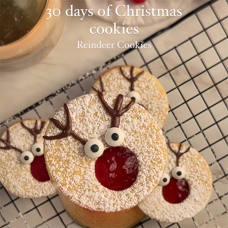 圣诞摇摇乐卡通果酱饼干模具麋鹿圣诞树苹果星星切模烘焙工具