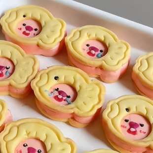 网红鲷鱼烧夹心饼干模具小鱼演唱会物料曲奇印模牛角面包手工模具