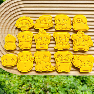 ASPEA金玟庭咖喱狗冰箱贴WINTER石塑黏土无料家用烘焙饼干模具