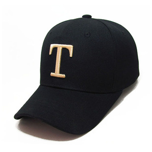 黑色棒球帽字母T鸭舌帽男女士休闲韩版春夏遮阳帽可定制定做LOGO